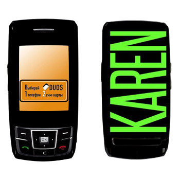   «Karen»   Samsung D880 Duos