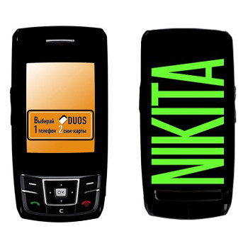   «Nikita»   Samsung D880 Duos