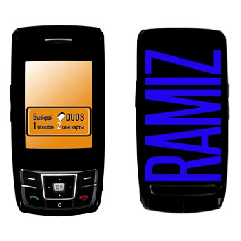   «Ramiz»   Samsung D880 Duos