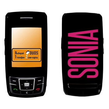   «Sonia»   Samsung D880 Duos
