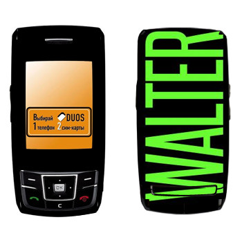   «Walter»   Samsung D880 Duos