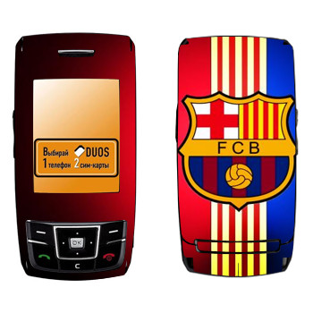   «Barcelona stripes»   Samsung D880 Duos