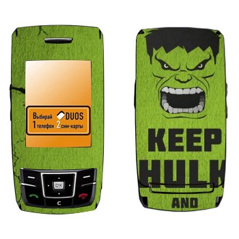   «Keep Hulk and»   Samsung D880 Duos