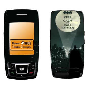  «Keep calm and call Batman»   Samsung D880 Duos