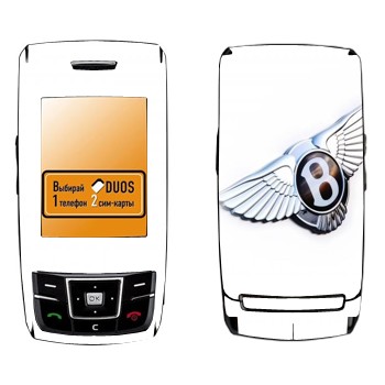   «Bentley »   Samsung D880 Duos