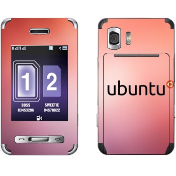   «Ubuntu»   Samsung D980 Duos