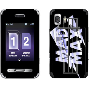   «Mad Max logo»   Samsung D980 Duos