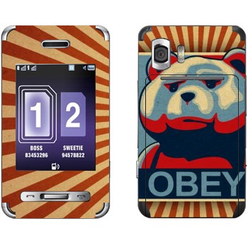   «  - OBEY»   Samsung D980 Duos