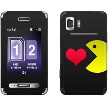   «I love Pacman»   Samsung D980 Duos