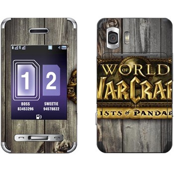   «World of Warcraft : Mists Pandaria »   Samsung D980 Duos