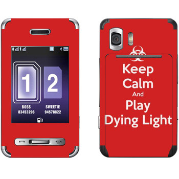   «Keep calm and Play Dying Light»   Samsung D980 Duos