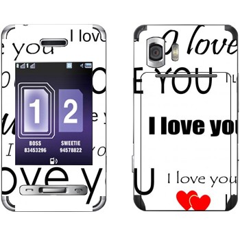   «I Love You -   »   Samsung D980 Duos