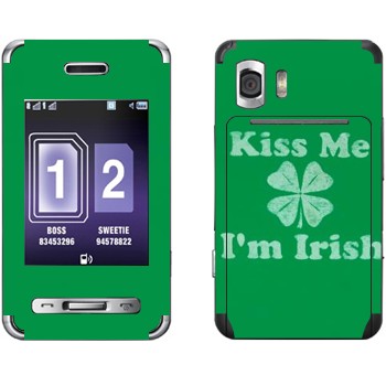   «Kiss me - I'm Irish»   Samsung D980 Duos