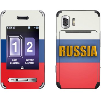   «Russia»   Samsung D980 Duos