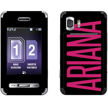   «Ariana»   Samsung D980 Duos