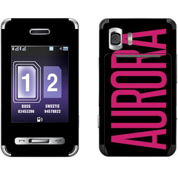   «Aurora»   Samsung D980 Duos