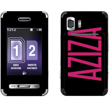   «Aziza»   Samsung D980 Duos