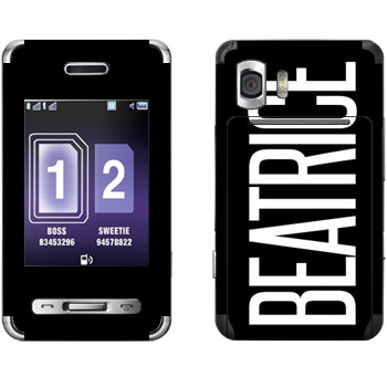   «Beatrice»   Samsung D980 Duos