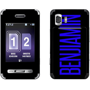   «Benjiamin»   Samsung D980 Duos