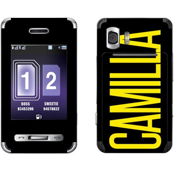   «Camilla»   Samsung D980 Duos