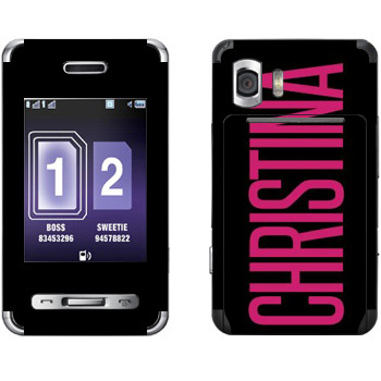   «Christina»   Samsung D980 Duos