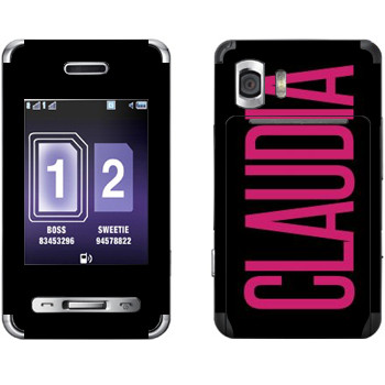   «Claudia»   Samsung D980 Duos