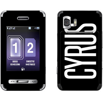   «Cyrus»   Samsung D980 Duos