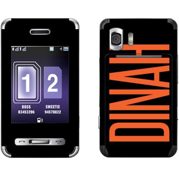   «Dinah»   Samsung D980 Duos