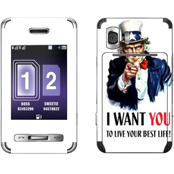   « : I want you!»   Samsung D980 Duos