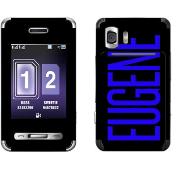   «Eugene»   Samsung D980 Duos
