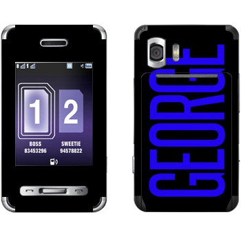   «George»   Samsung D980 Duos