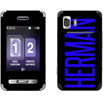   «Herman»   Samsung D980 Duos