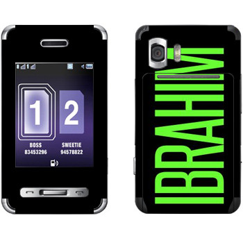   «Ibrahim»   Samsung D980 Duos