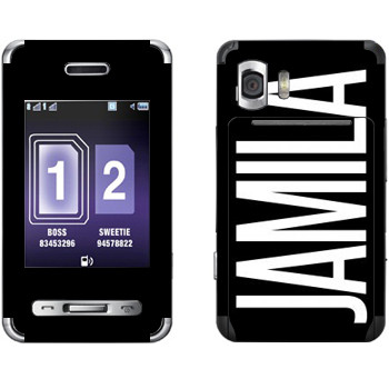   «Jamila»   Samsung D980 Duos