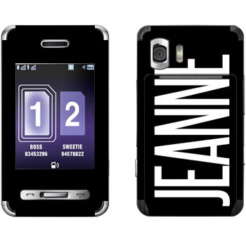  «Jeanne»   Samsung D980 Duos