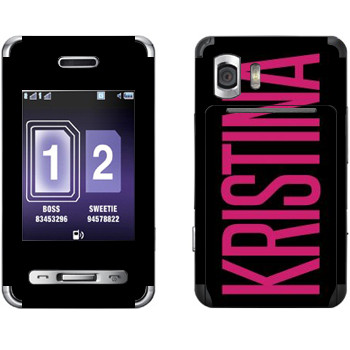   «Kristina»   Samsung D980 Duos