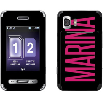   «Marina»   Samsung D980 Duos
