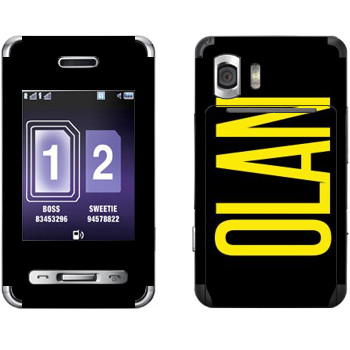   «Olan»   Samsung D980 Duos