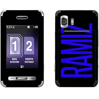   «Ramiz»   Samsung D980 Duos