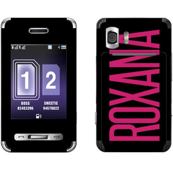   «Roxana»   Samsung D980 Duos