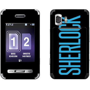   «Sherlock»   Samsung D980 Duos