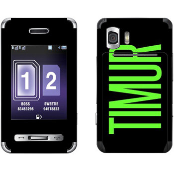   «Timur»   Samsung D980 Duos