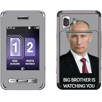   « - Big brother is watching you»   Samsung D980 Duos