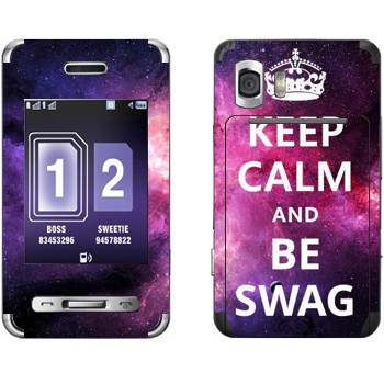   «Keep Calm and be SWAG»   Samsung D980 Duos