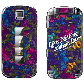   « Life is nothing without Love  »   Samsung Diva La Fleur