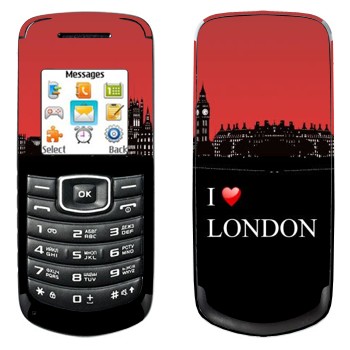   «I love London»   Samsung E1080