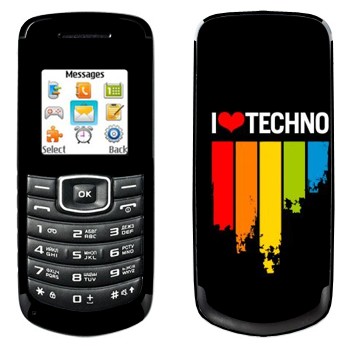   «I love techno»   Samsung E1080