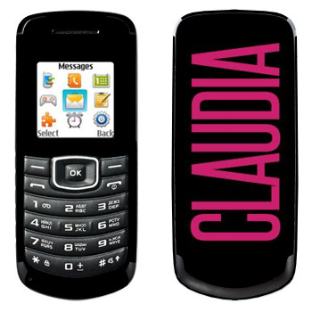   «Claudia»   Samsung E1080