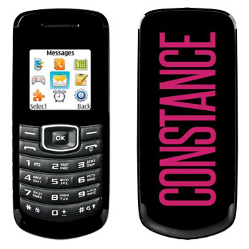   «Constance»   Samsung E1080