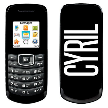  «Cyril»   Samsung E1080